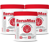 RENAMAX : bouteille de capsules rénales pour un soutien potentiel à la fonction rénale.