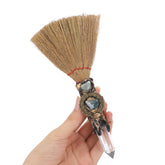 RENEMEGO balai sorcier cristal quartz – purification de l’espace