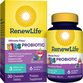 Renew Life Gommes pour enfants – bouteille prête à emporter et partager