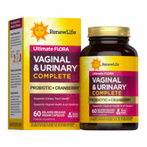 Renew Life Wellness Femmes: emballage et capsule probiotiques canneberge - équilibre intime.