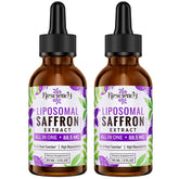 Resciency Safran Liposomal – bouteille et étiquette pour une absorption améliorée dans votre routine.