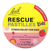 RESCUE Kids Pastilles fraise naturelle – emballage pratique pour les moments de stress à la maison.