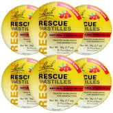 Pastilles RESCUE cranberry dans boîte, pratique pour le bureau.
