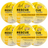 Pastilles RESCUE citron, boîte 6-pack prête à l'emploi pour une pause calme