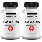 Bouteille Research Labs Resveratrol prête pour votre routine quotidienne.