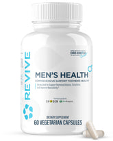 Revive MD DIM – flacon dédié à l'équilibre hormonal masculin et au bien-être.