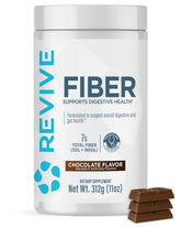 Revive MD Fibre, emballage chocolaté, soutient le système digestif.