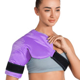 REVIX épaule: compresse gel réutilisable pour soulager fatigue musculaire après exercice.