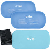 REVIX gel glacé réutilisable 14x7 – ensemble deux packs pour récupération prolongée.