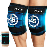 REVIX genou-glace-wrap-entier, refroidissement ciblé et durable après l’effort.