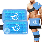 REVIX grand pack gel avec sangle pour le dos, refroidissement ciblé
