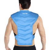 REVIX grand pack glace dos-epaule avec sangles, couverture étendue pour le dos et les épaules.