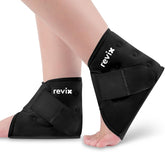 Packs REVIX pour cheville ergonomique offrant un refroidissement ciblé et confortable.