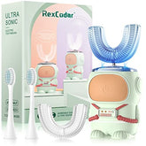 RexCodar brosse dentaire en forme U avec astronaute, allure ludique