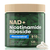 RHBESTOK NAD: bouteille de 120 capsules pour un soutien énergétique quotidien et vitalité.