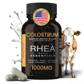 RHEASILVIA Rhea Essentials Colostrum gélules en bouteille pour immunité potentielle