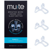 Rhinomed Mute dilatateur nasal réduit le ronflement pour des nuits plus calmes.