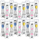 Rhode Island Novelty Smile Tooth, sablier 2 minutes, couleurs assorties, idéal pour jeux rapides.