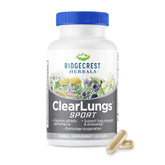 RidgeCrest ClearLungs Sport – bouteille du complément favorisant une respiration équilibrée pendant l'effort