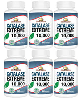Rise-N-Shine Catalase Extreme, bouteille 360 capsules, soutien potentiel à la vitalité capillaire.