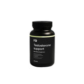 Ro Testostérone Soutien montre sa bouteille pour la routine masculine.
