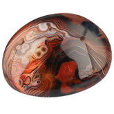Rockcloud agate bandee pierre-palmier polie pour calmer l esprit et favoriser la concentration.