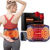ROMISA ceinture avec lumière rouge sur le dos – stimulation douce pour détente musculaire.