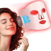 ROMISA masque lumière rouge pour le visage, 4 modes, teint plus uniforme possible.