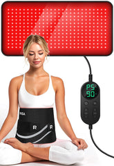 ROMISA tapis thérapie lumière rouge sur le dos pour soulager les tensions