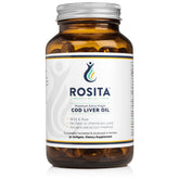Rosita huile foie morue, capsules molles, source naturelle de vitamines A et D.