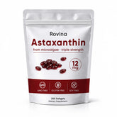 ROVINA Astaxanthine - bouteille: soutien quotidien potentiel pour les yeux et la peau.