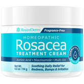 Roycederm Rosacée crème en bouteille: soulagement potentiel des rougeurs.