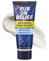 RUB ON RELIEF, utilisation du tube pour une application ciblée sur les zones douloureuses.