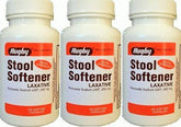 Gélules Rugby Docusate Sodium 250 mg dans une bouteille, soulagement doux possible.