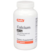 RUGBY LABORATORIES calcium-tablets-bouteille: apport quotidien en calcium et vitamine D3.