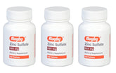 Rugby Laboratories comprimés zinc sulfate 220 mg en boîte pour un apport quotidien pratique.