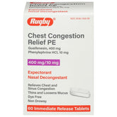 Rugby Laboratories – comprimés congestion thoracique offrant un soulagement rapide.