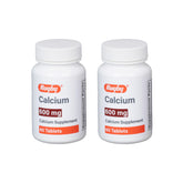 RUGBY LABORATORIES emballage de 60 tablettes calcium 600 mg, complément quotidien pratique.