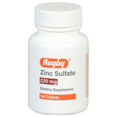 RUGBY LABORATORIES comprimés zinc sulfate 220 mg – apport quotidien possible en zinc