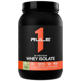 Rule 1 Protéine whey isolatée pistache-glace dans un shaker, récupération rapide.
