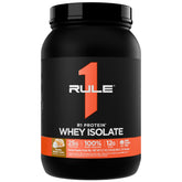 Rule 1 Proteins R1 Whey Isolate en bouteille prête à mélanger pour shake protéiné.