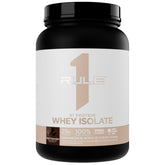 Rule 1 Proteins Whey Isolate – goût chocolat noir, boisson protéinée après l’entraînement.
