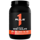 R1 Protéine Whey Isolate emballage 2 livres Fraise Banane, protéine pure et digestion rapide.