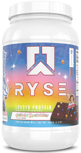 RYSE Loaded Protein Cosmic Brownie – poudre d entraînement crémeuse pour récupération et goût