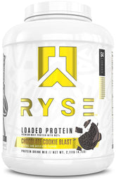 RYSE Loaded Protein – poudre chocolat-biscuit, récupération musculaire après l'entraînement.