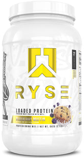RYSE Loaded Protein avec poudre myrtille muffin pour une récupération agréable