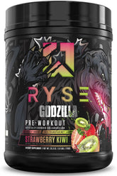 RYSE Godzilla X Noel Deyzel pot pré-entraînement Strawberry Kiwi, énergie immédiate.