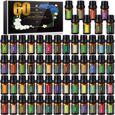 SACATR 60 bouteilles huiles essentielles pour diffusion durable dans votre espace