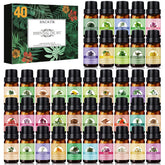 SACATR ensemble 40 huiles essentielles prêt à diffuser et créer des parfums.