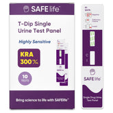SAFE LIFE Kratom Dip Card Kit, démonstration du kit prêt à l’emploi pour dépistage rapide.
